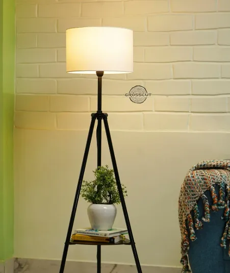 Crosscut Furniture Metal Floor Lamp