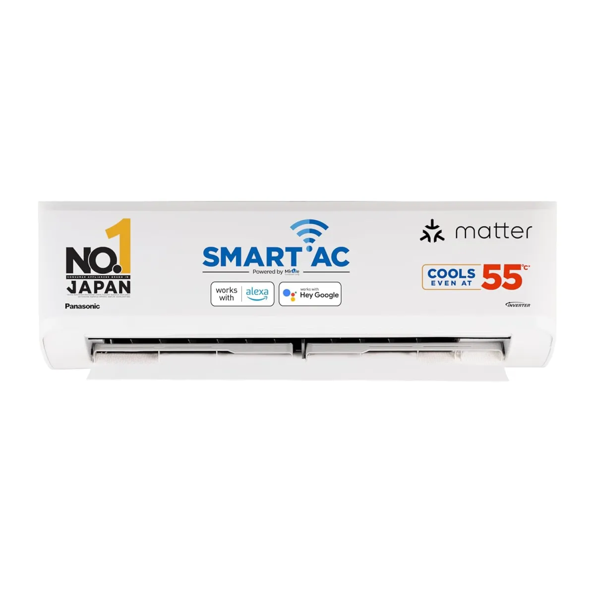 Panasonic 1.0 Ton 5 Star Premium Wi-Fi Inverter Smart Split AC